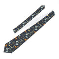 Woodland Animal Necktie – Nature Inspired Tie with Deer, Birds & Rabbits, Forest, Greenman
